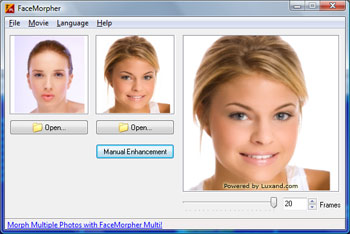 FaceMorpher is the first fully automated image morphing software on the market.